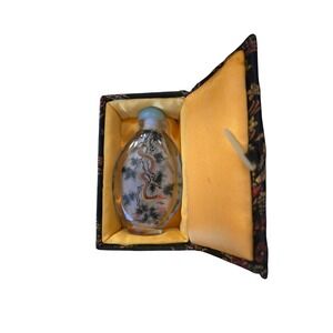 Yi Lin Collection Inside Painted Glass SnuffBottle Snake Limited Edition889/3000